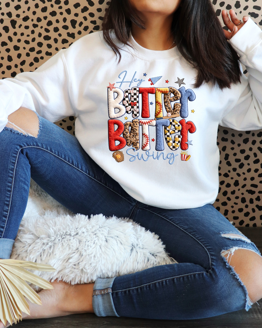 Hey Batter Batter Swing DTF Print