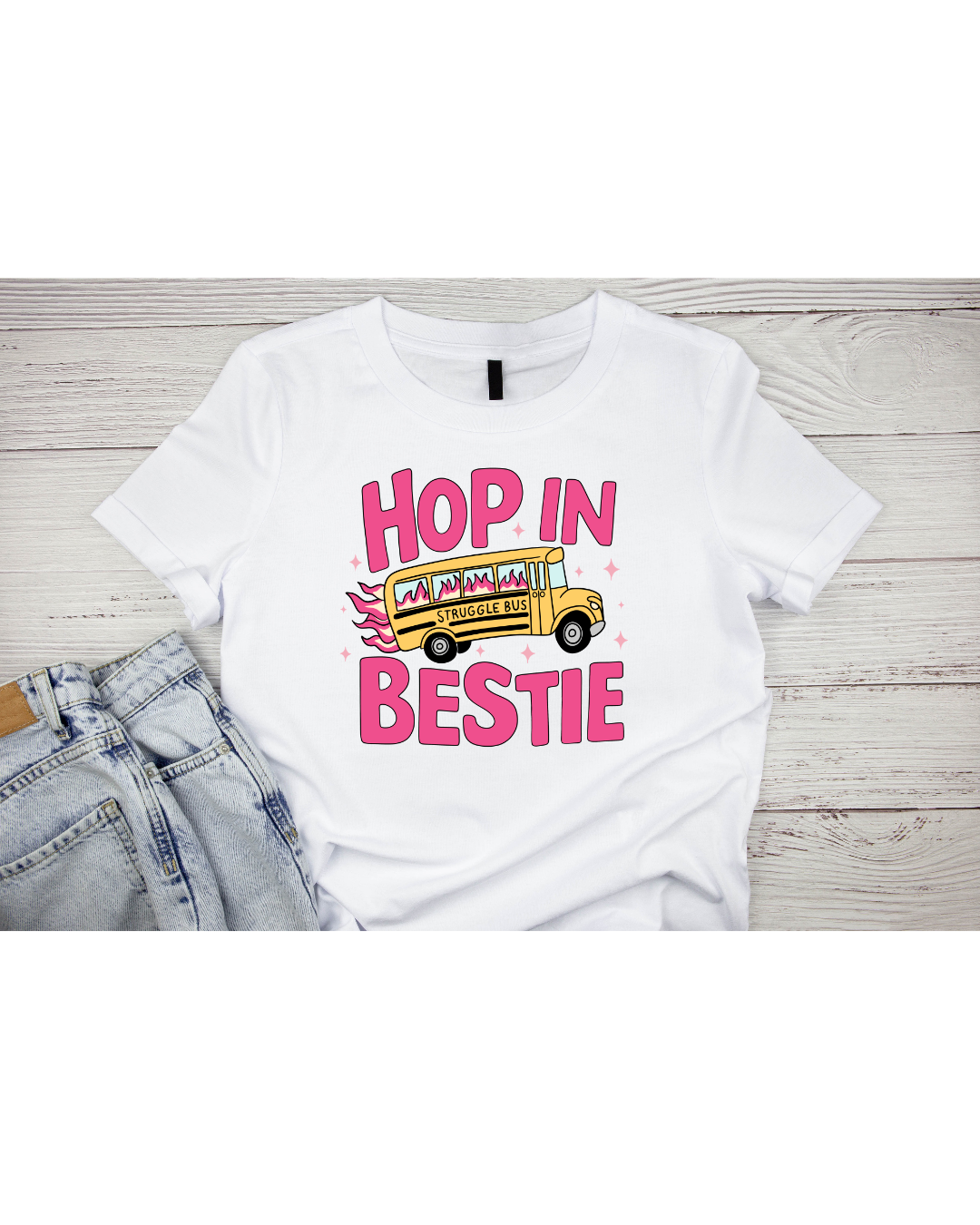 Hop In Bestie DTF Print