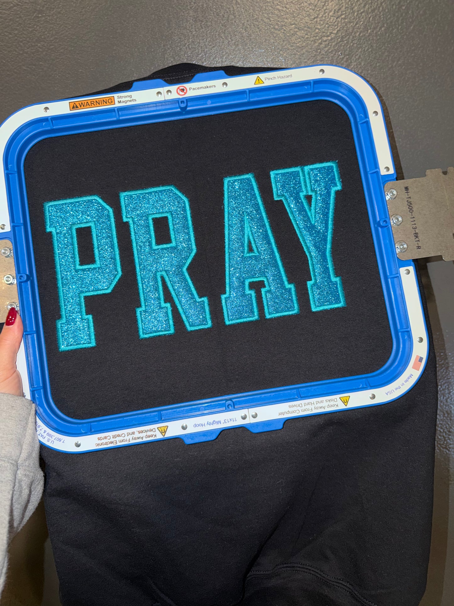 Custom Embroidered Pray Crewneck