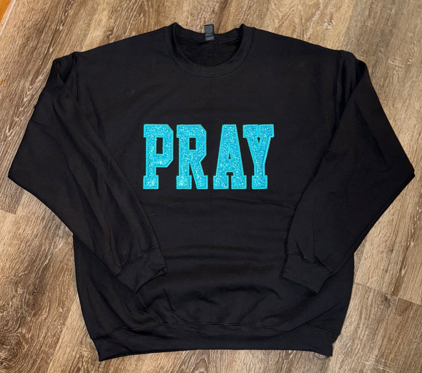 Custom Embroidered Pray Crewneck