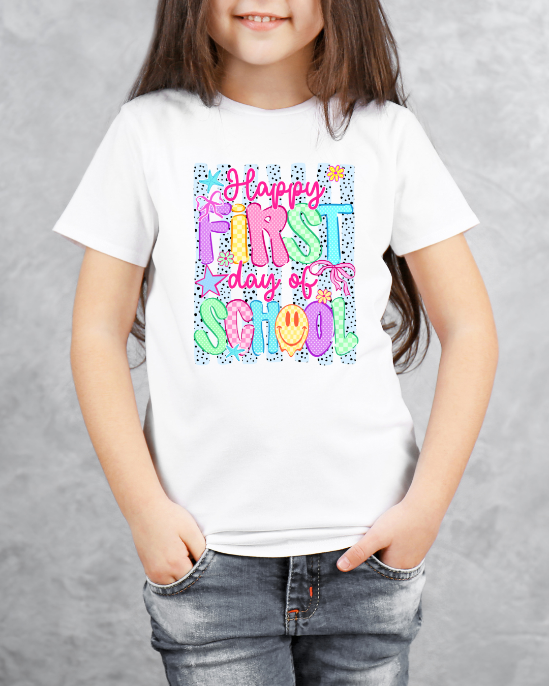Happy First Day Of School DTF Print