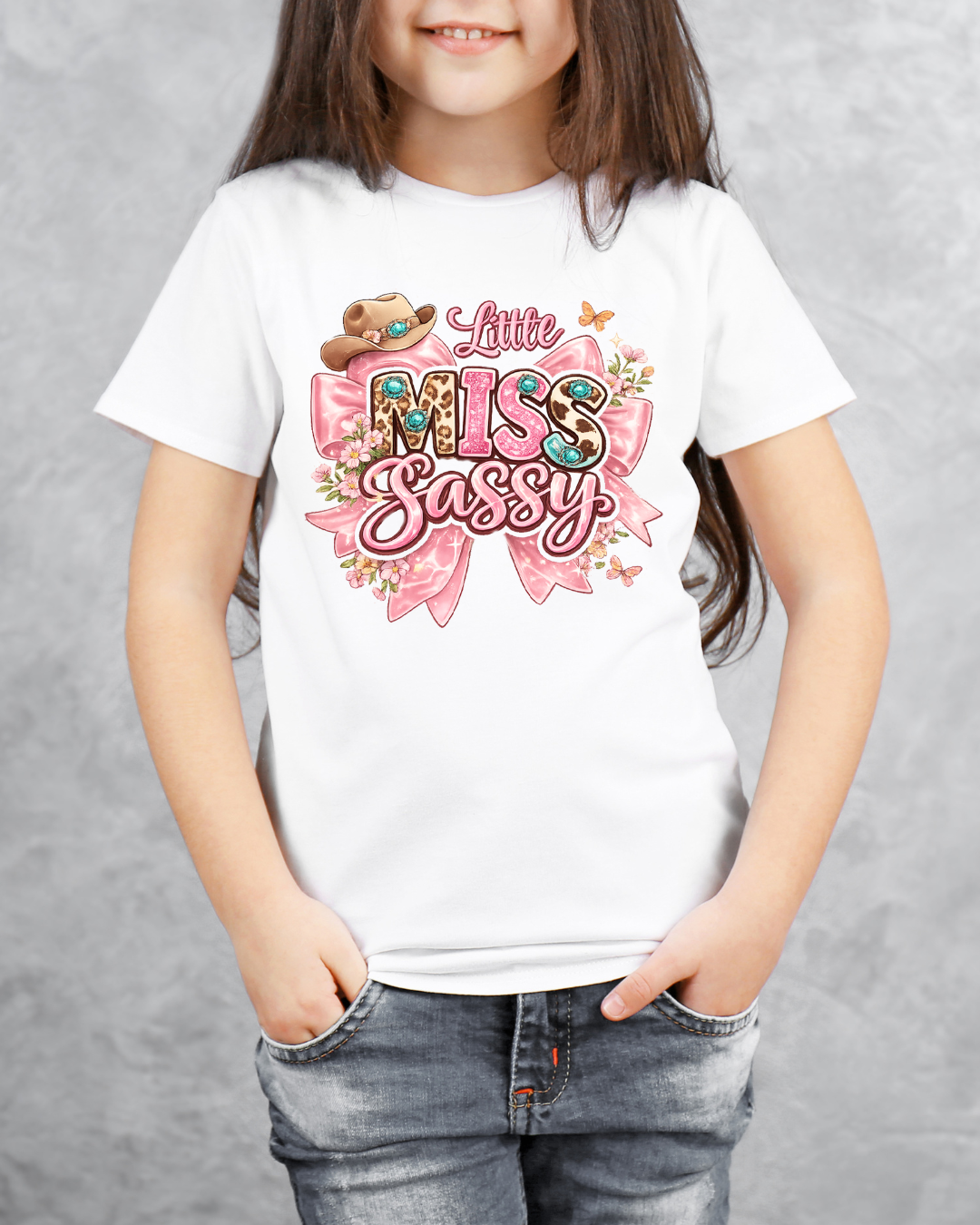 Little Miss Sassy DTF Print