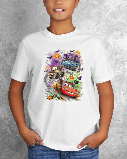 Halloween Cars DTF Print