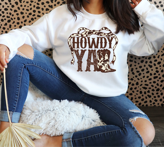 Howdy Y'all DTF print