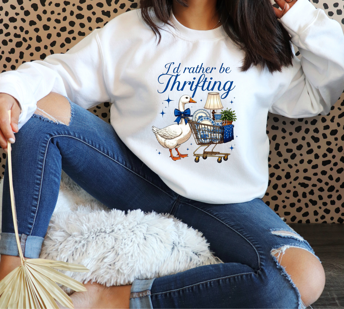 I'd Rather Be Thrifting DTF Print
