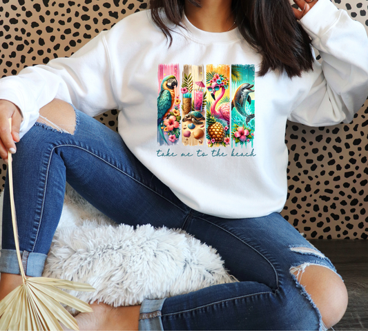Take Me To The Beach DTF Print