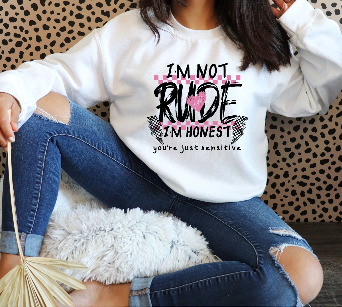 Im Not Rude Im Honest DTF Print