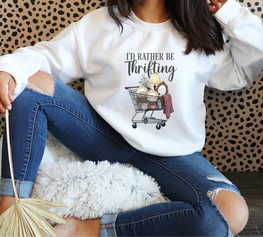 I'd Rather Be Thrifting DTF Print