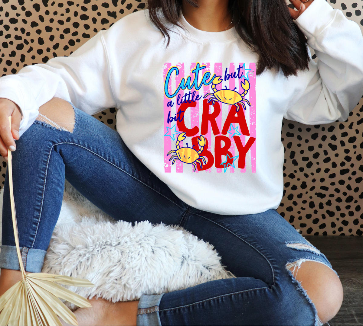 Cute But Crabby DTF Print