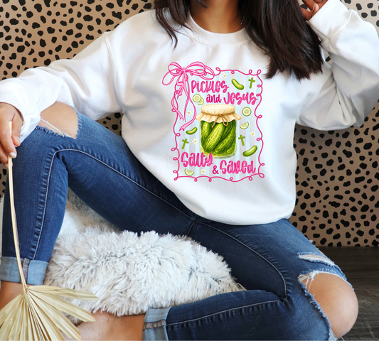Pickles & Jesus DTF Print