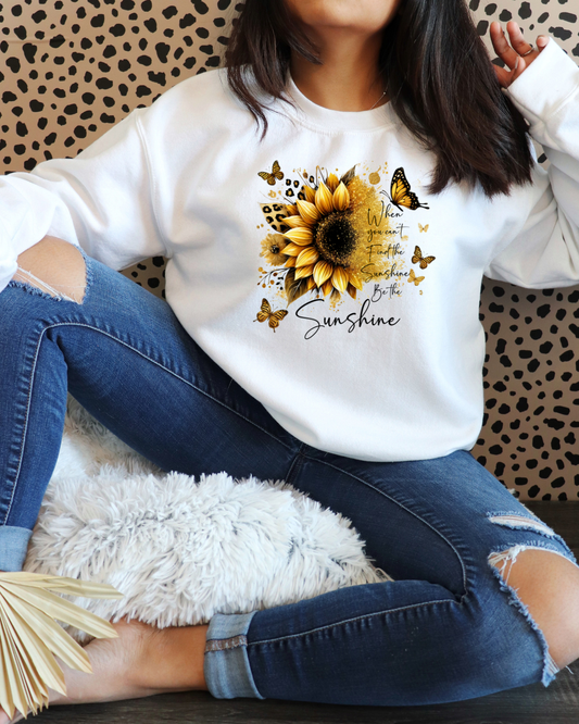 Sunflower butterfly DTF Print